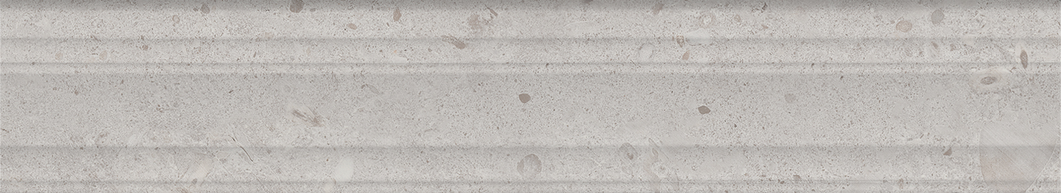 BLF010R Бордюр Риккарди Серый Светлый Матовый Структура Обрезной 40x7.3x2.7 - фото 4
