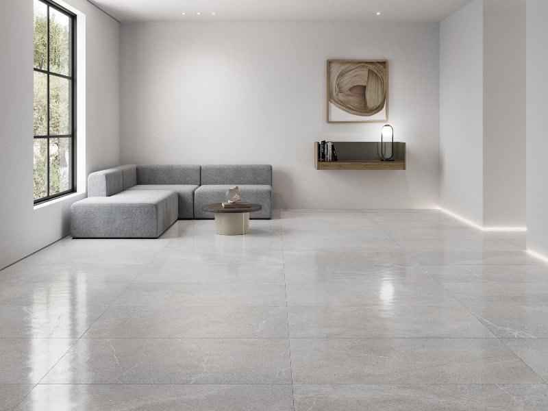 31793  Декор Lucca Floor Серый 33.3x100x0.86 - фото 3