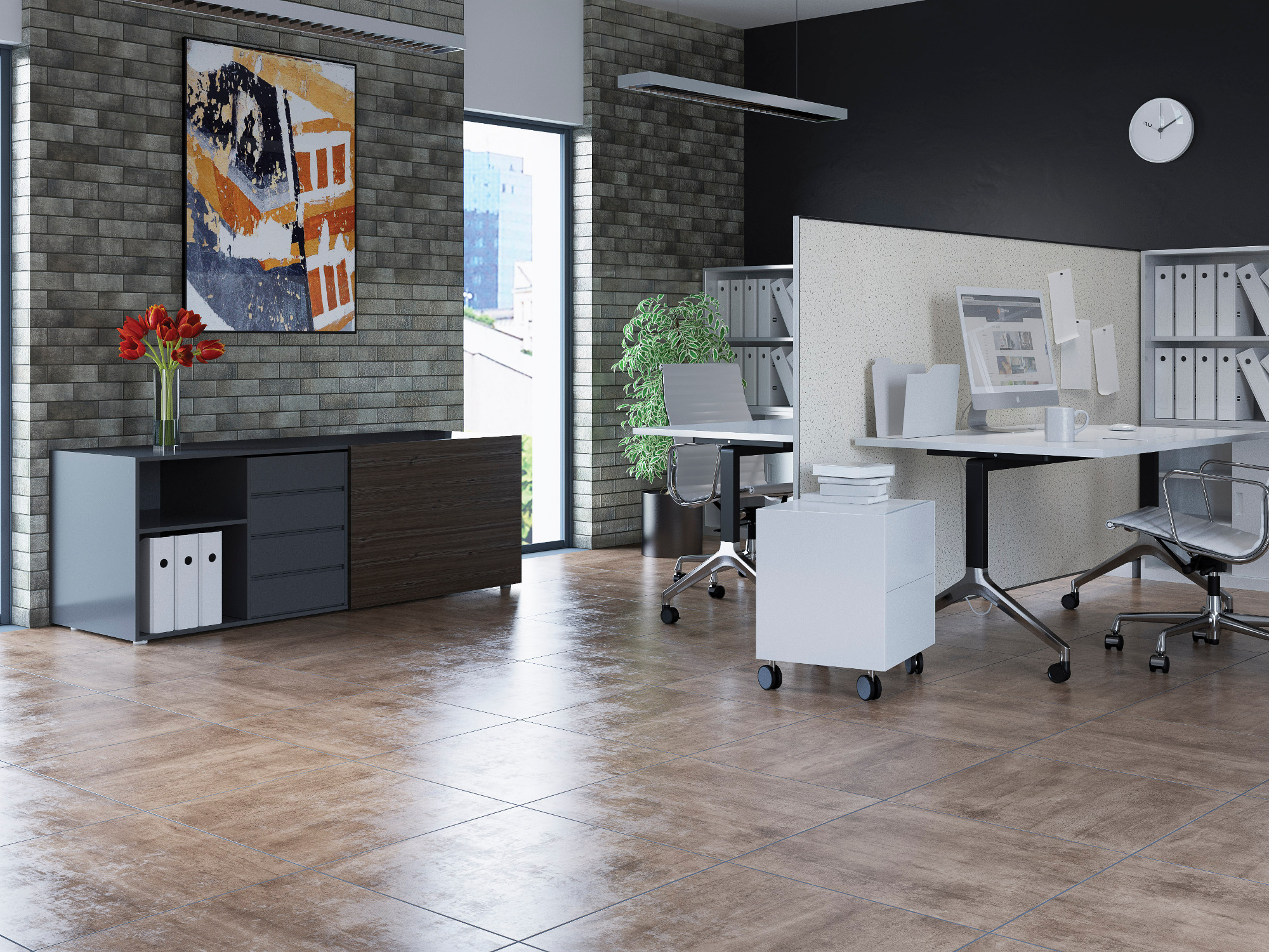На стену Loft Brick Salt 24.5x6.5 - фото 8