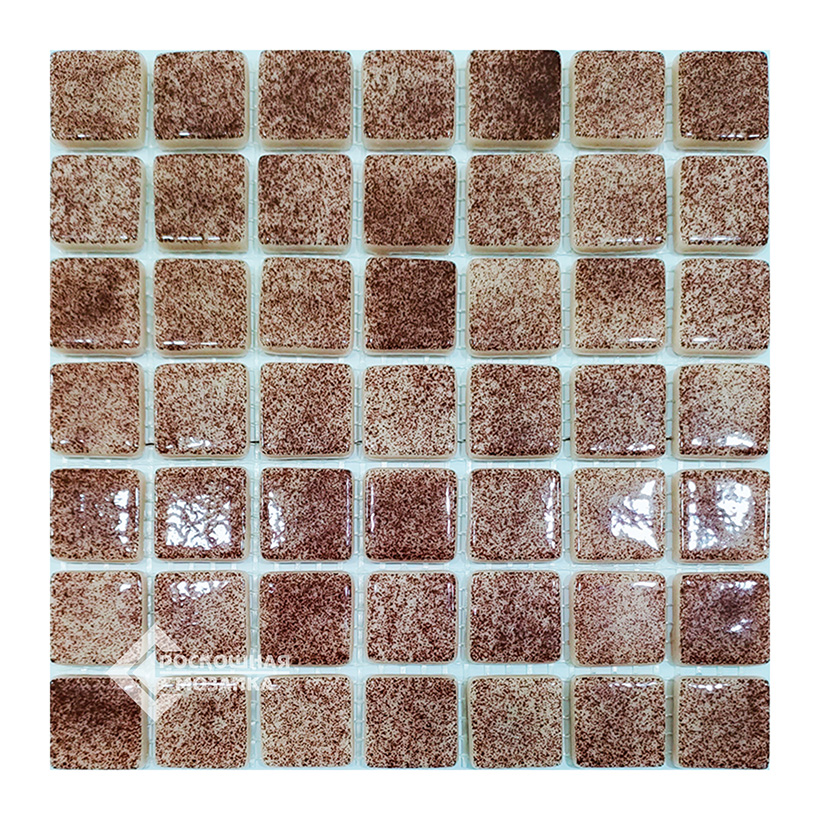 МС 5267 На пол Мозаика Смальта Микс коричневый 21х21 320х320