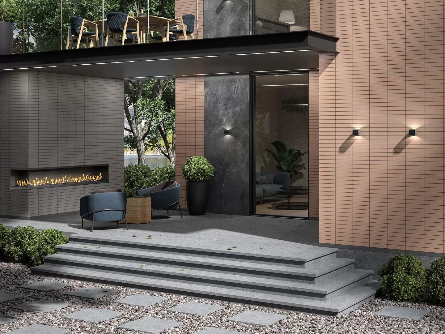 26301 На стену Амстердам Бежевый темный матовый - фото 7