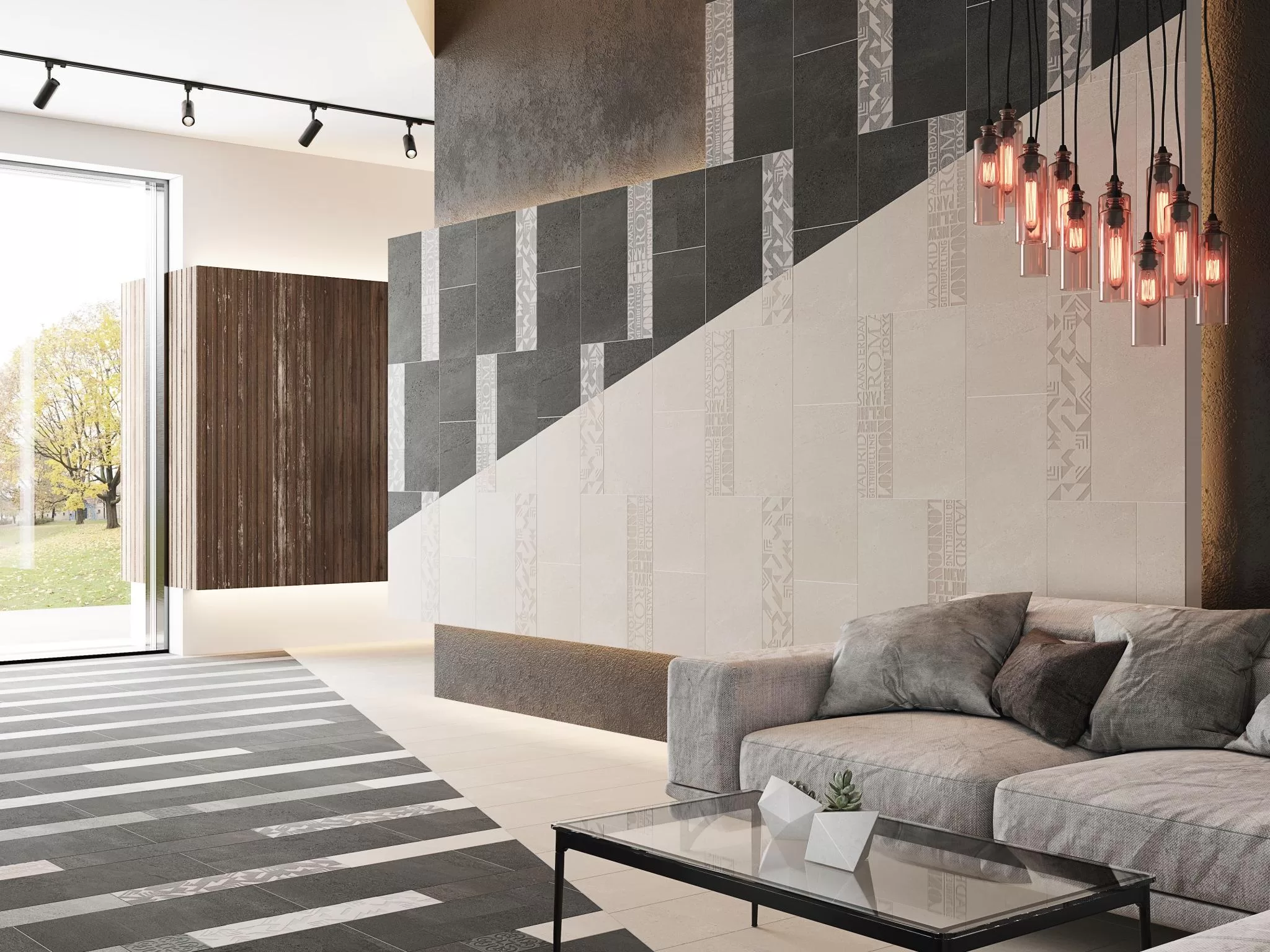 DD602300R/GCF Ступень Про Матрикс Клееная серый темный обрезной 60х33 - фото 4