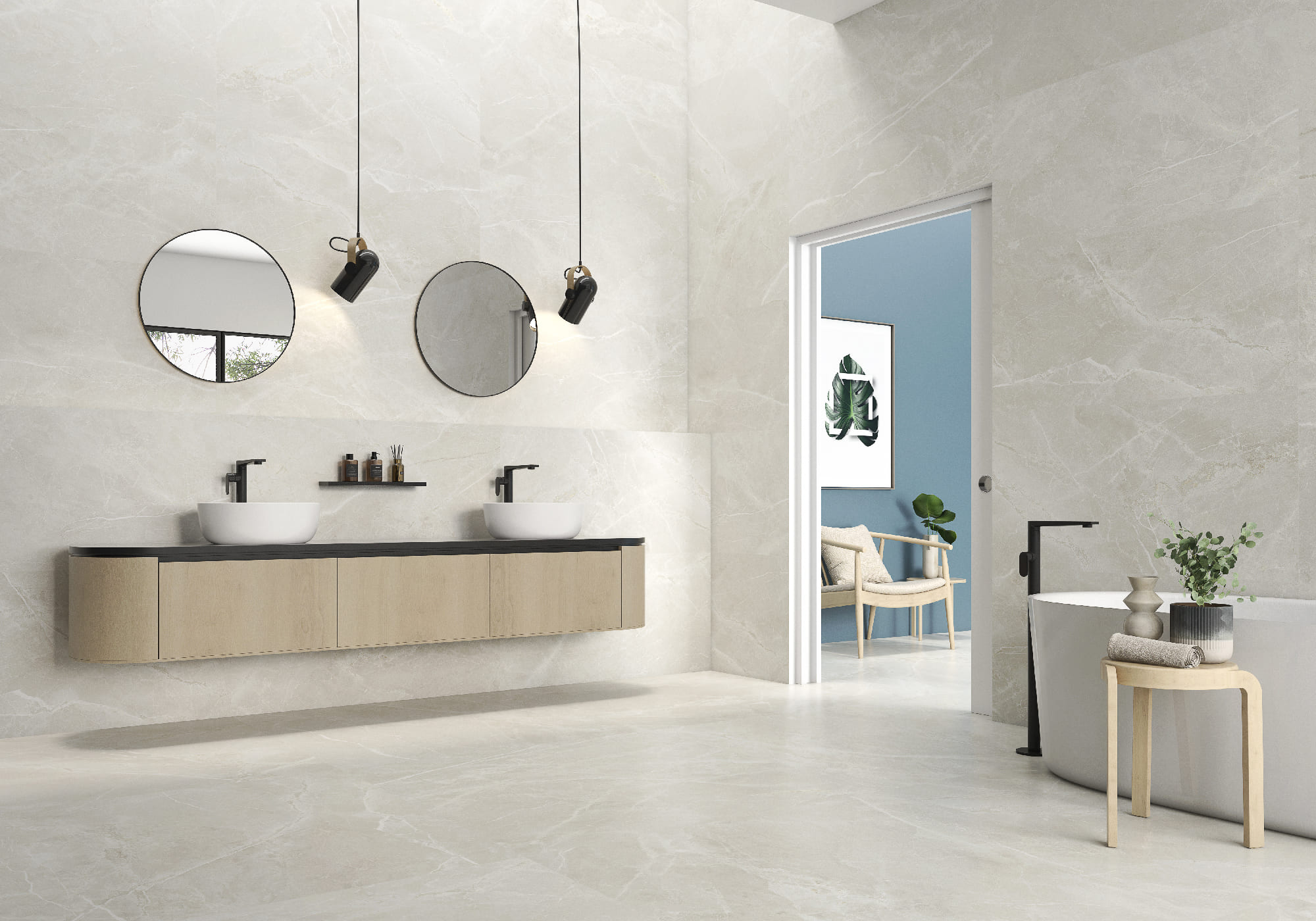 На стену Fior Di Bosco RLV Sand Polished 60x120 - фото 12