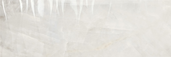 Декор 1217 Rectificado White Relieve Wave