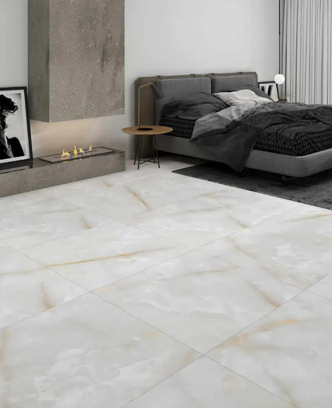 175 На пол Glossy Onyx Gold 7735 GL Lux 60х60 - фото 9