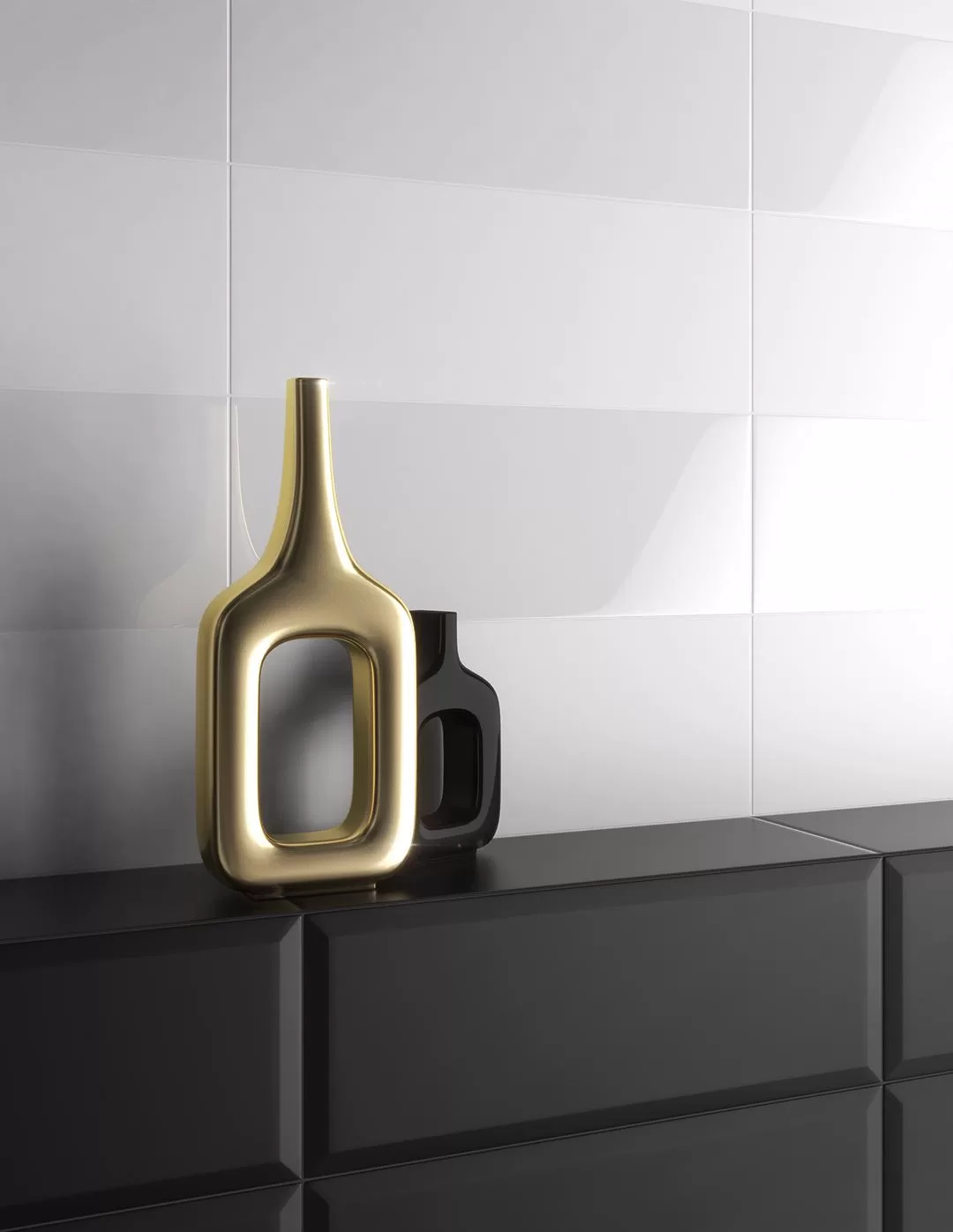 15075 На стену Вилланелла Вилланелла белый грань 15х40 - фото 5