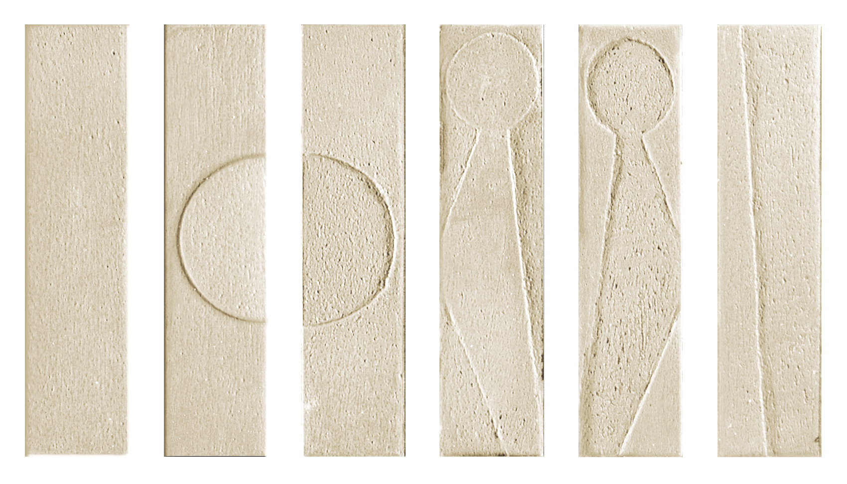 118621 На стену Koine Alphabet Sabbia 4.5x18.6