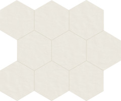 749580 Декор Neutra 6.0 01 Bianco Mosaico B Esagono 10x10 30x26