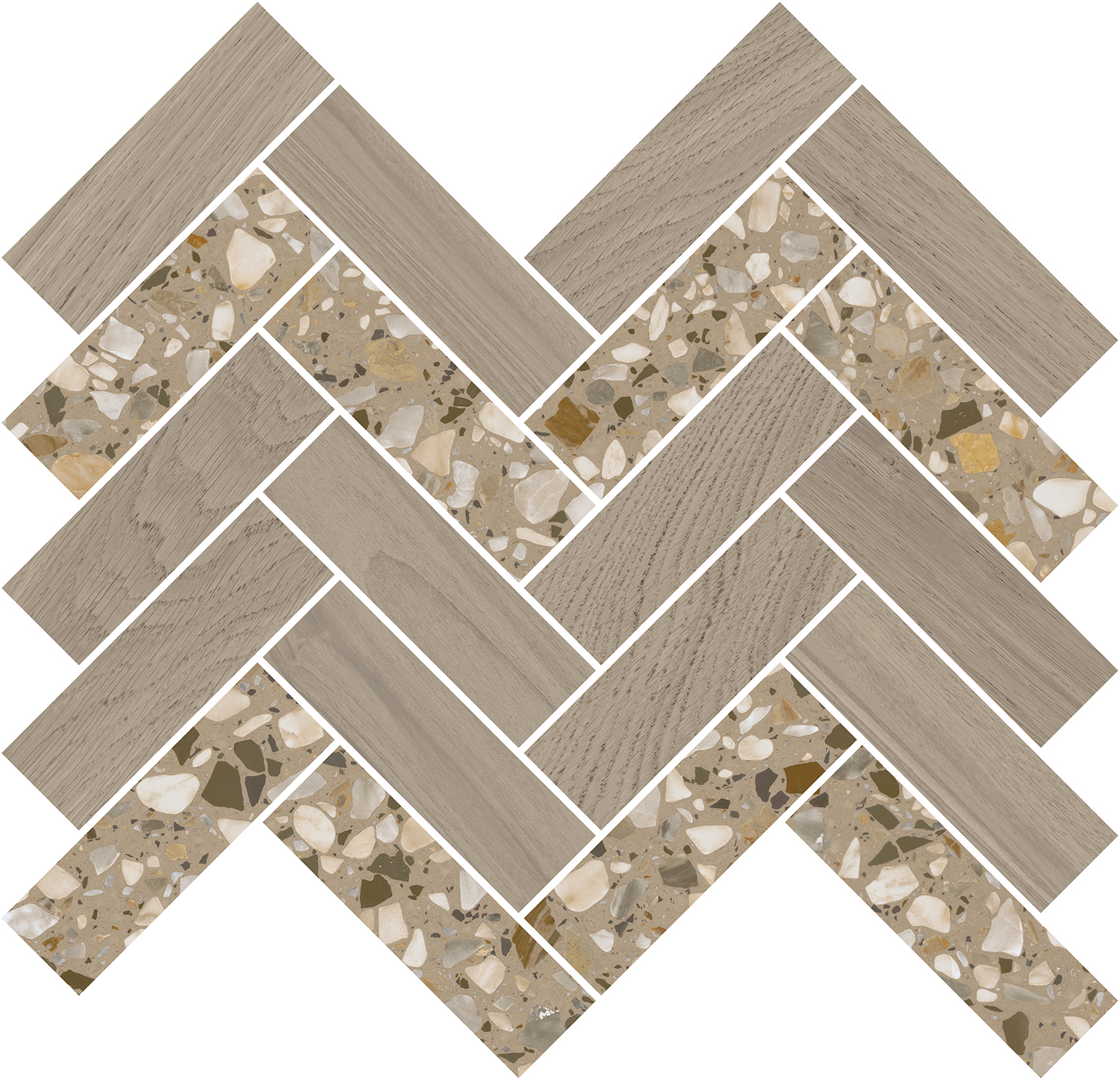 T042/SG5269 На пол Монтиони Мозаичный Коричневый Светлый 34x35.5 - фото 4