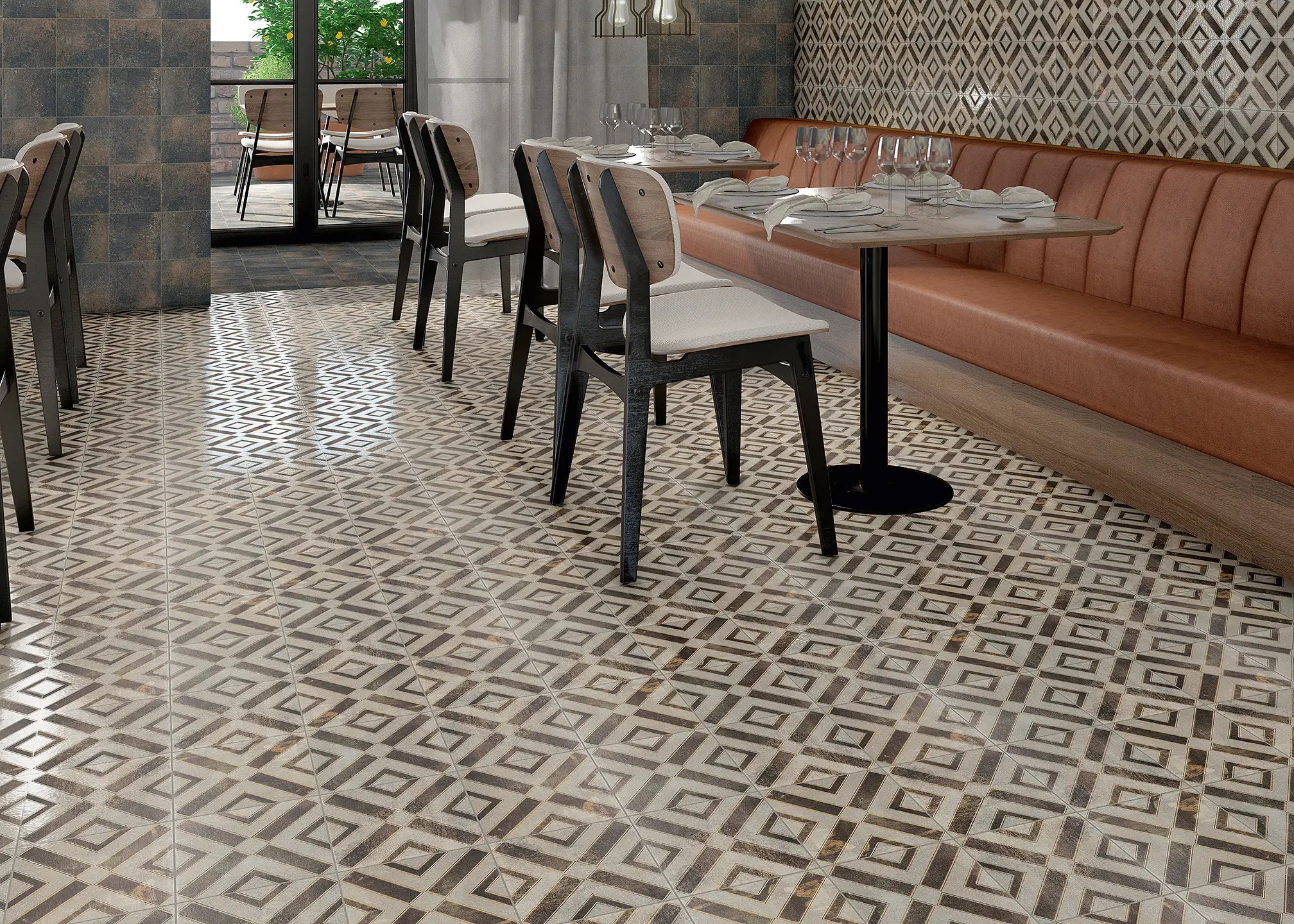 На пол Oxo Cross 20x20 - фото 3