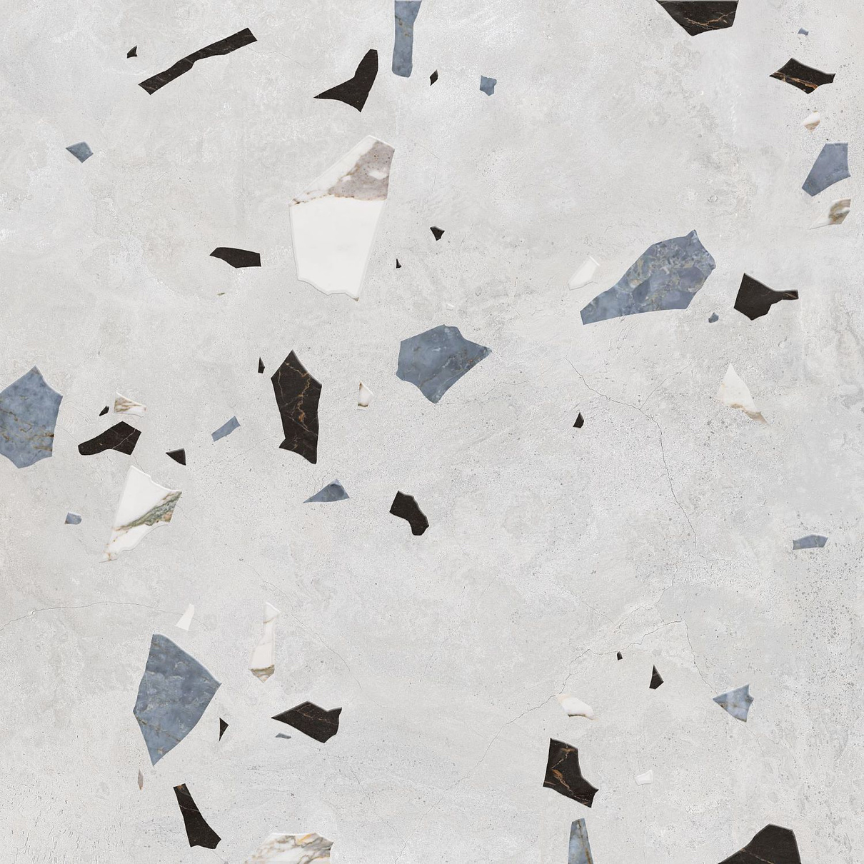 На пол Войд 7Д светло-серый 60х60 - фото 5