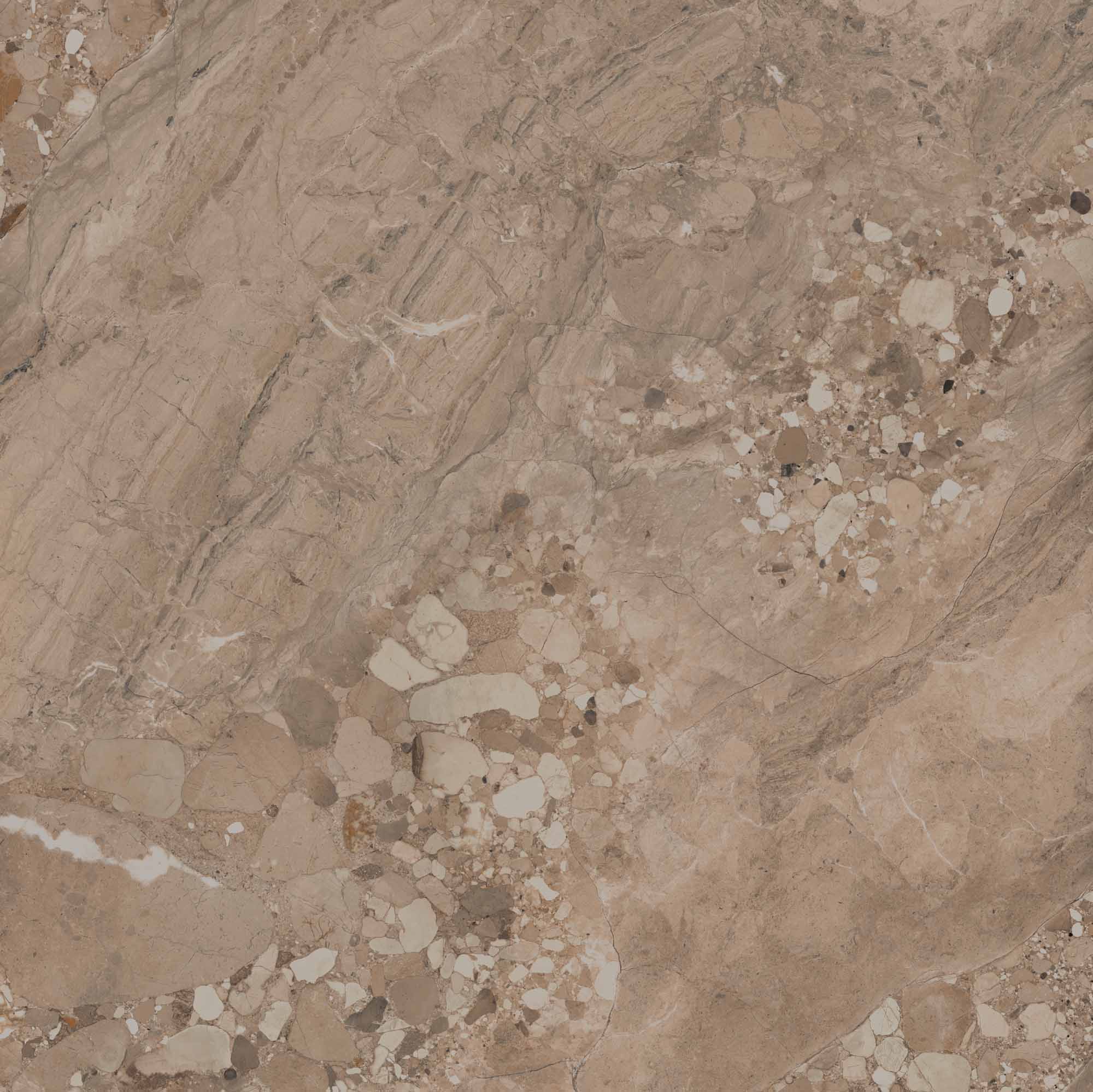 На пол Oceanmist OM03 Brown Неполированный Рект. 80х80х10