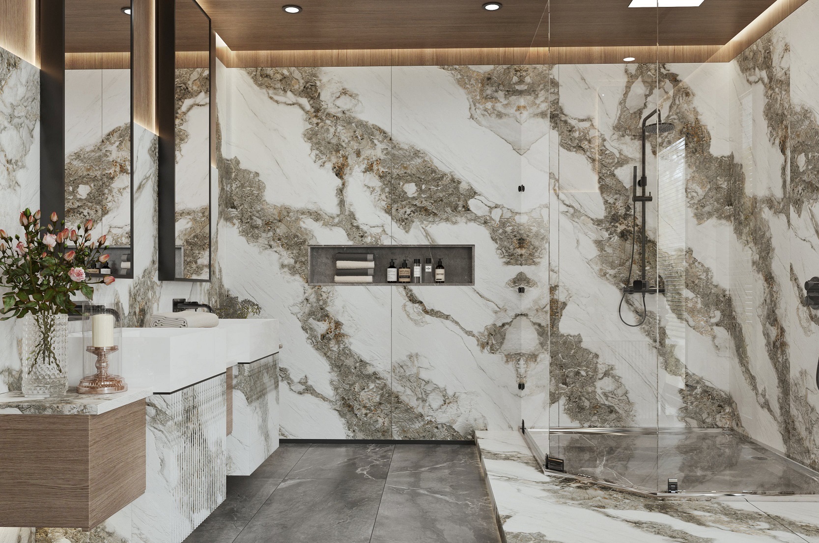 NTT3605P На пол Atlas Home Marble White 120x280 - фото 63