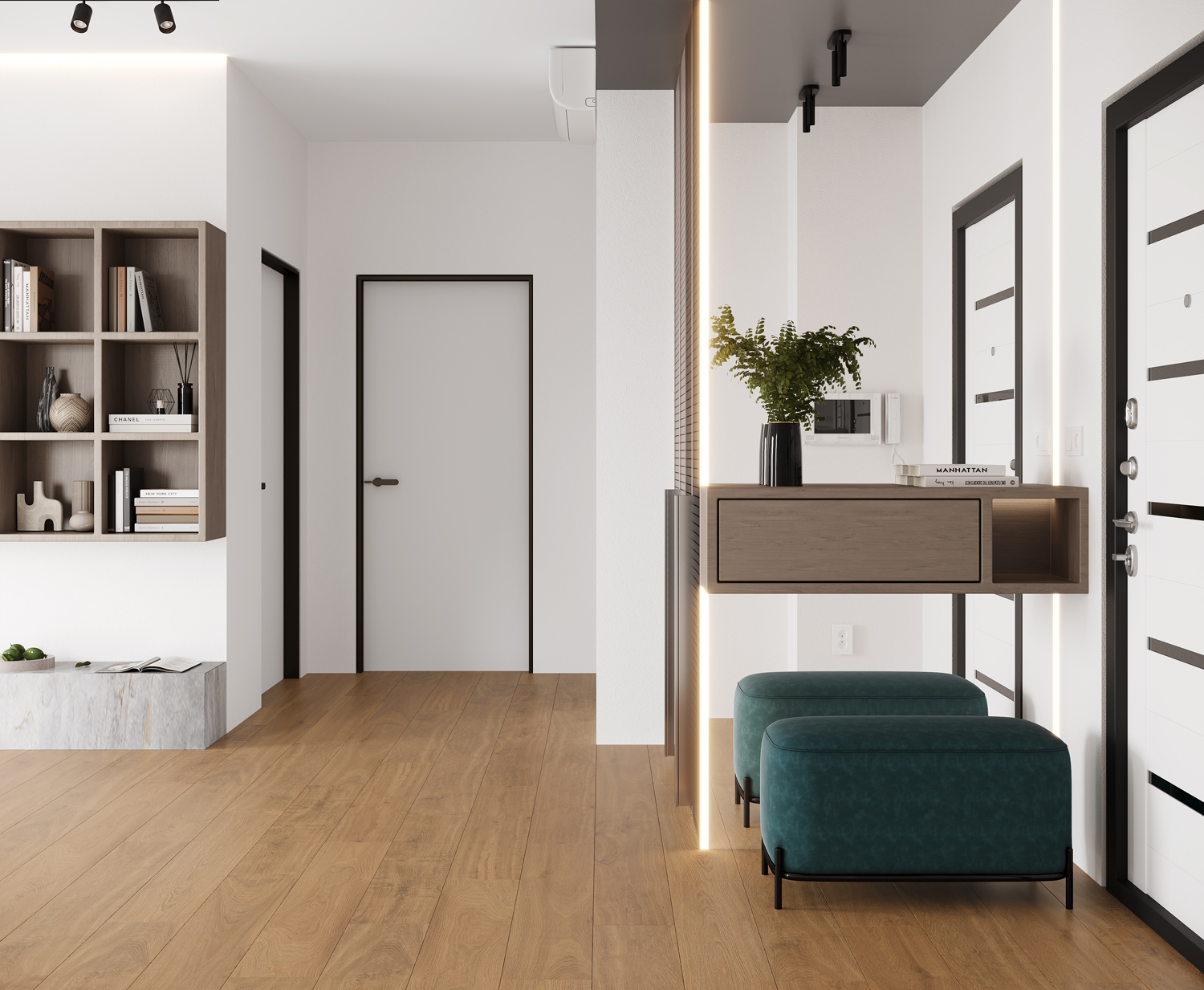 На пол Lumina Natural Темно-бежевый Матовый Структурный 20х120 - фото 11