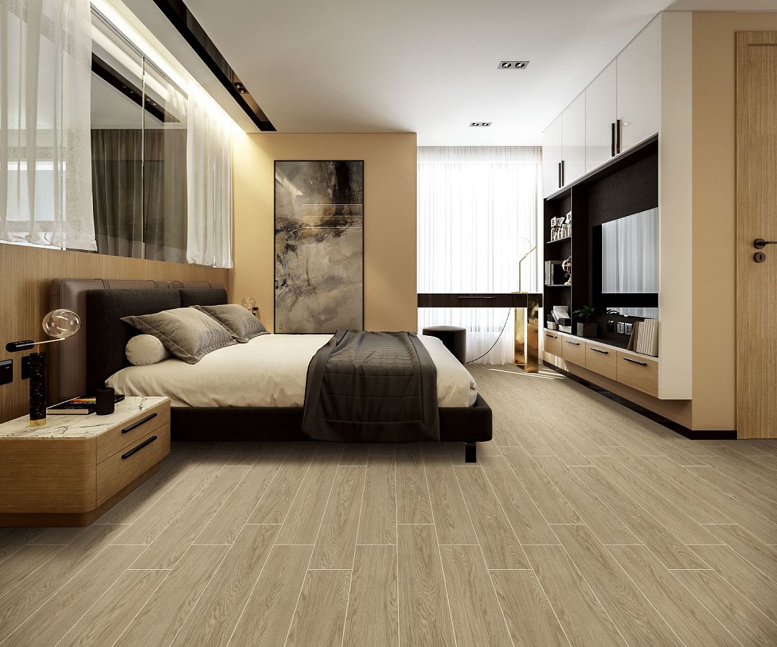 BHF-2018 На пол Cypress Faggio Brushe Matt Struct 150x900x10 - фото 7