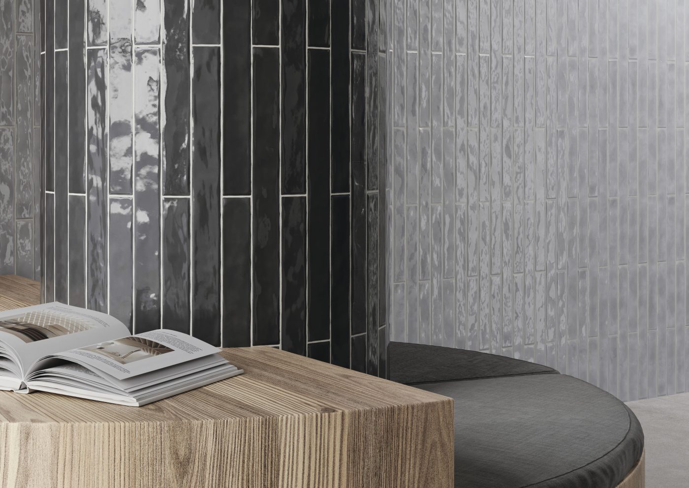 На стену Lula Anthracite Brillo 5x50 - фото 4