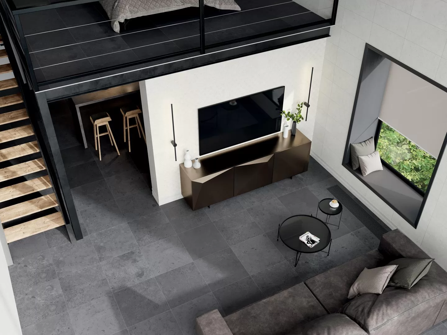 DD205320R/GR Ступень Про Лаймстоун Серый светлый с насечками 9мм 60х30 - фото 11