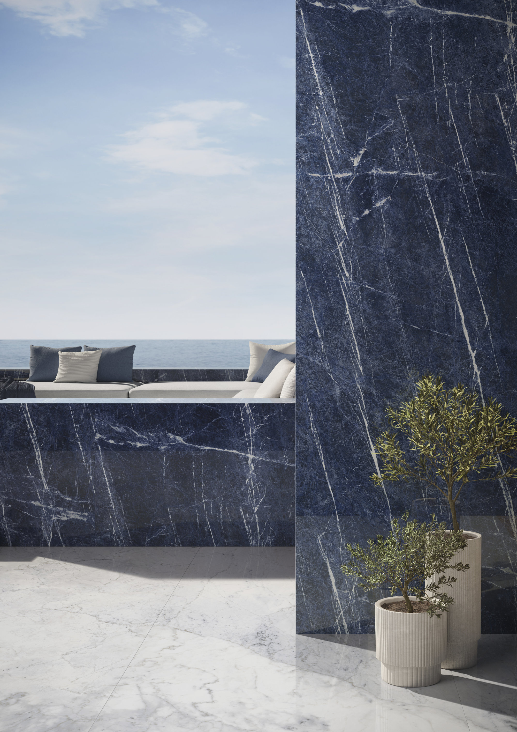 SY315338MF6 На пол Marmi Maxfine Black Marquinia Silky 150x300 - фото 23