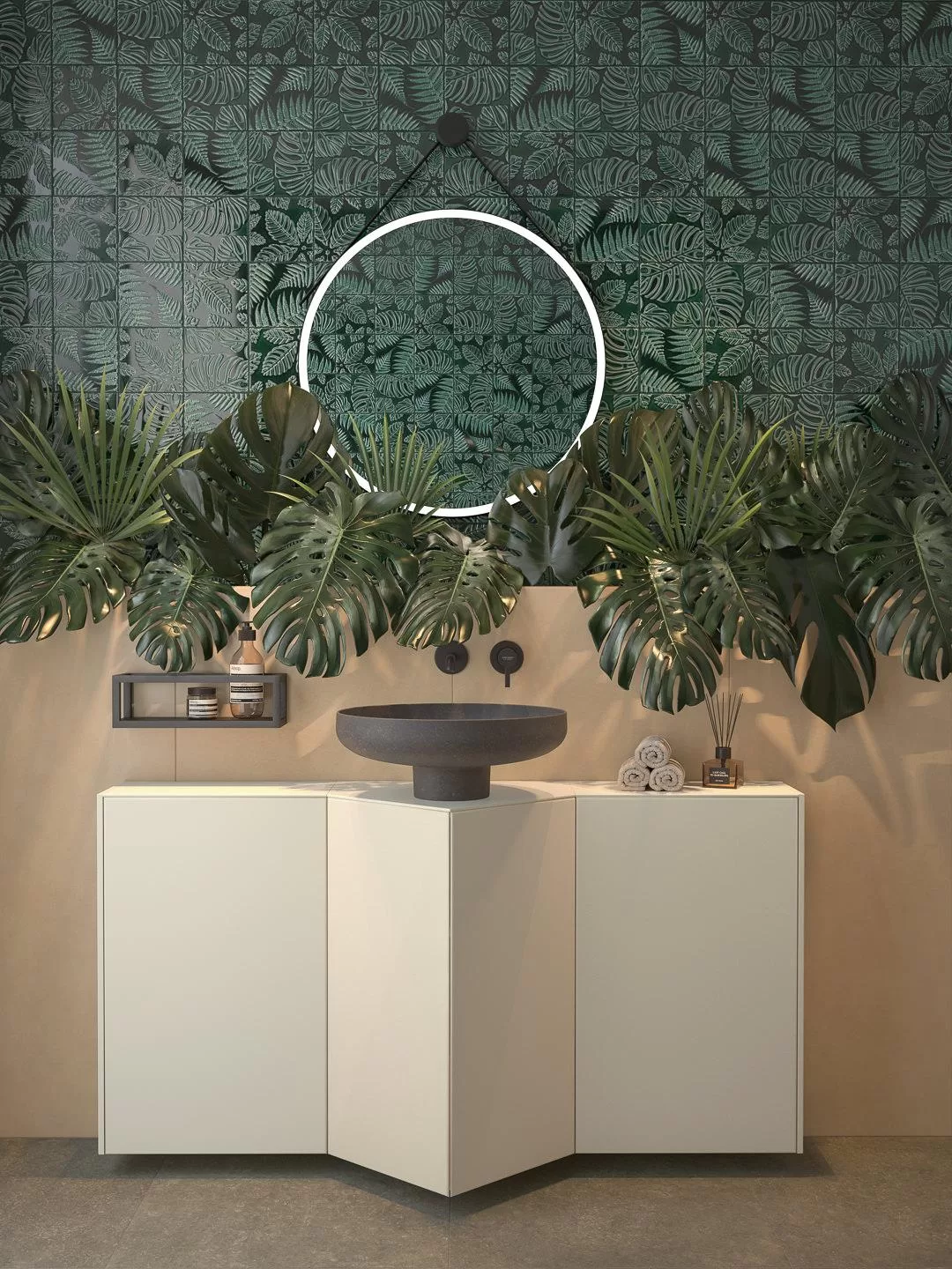 KM3030M0191N На стену Таделакт Серый светлый матовый 29.8x29.8x0.35 - фото 25