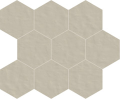 749581 Декор Neutra 6.0 02 Polvere Mosaico B Esagono 10x10 30x26