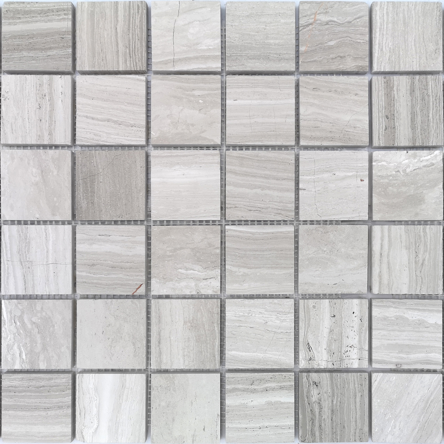 На пол Pietrine Travertino Silver POL 48x48x7