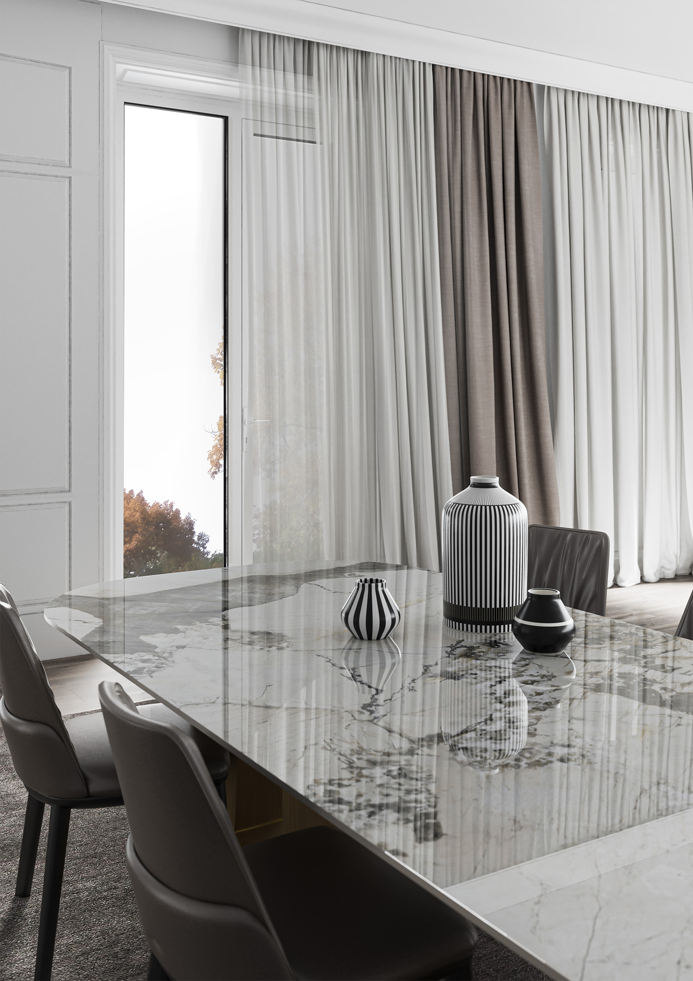 На пол Polished Calacatta Rose High Glossy 2780х1200х6 - фото 30