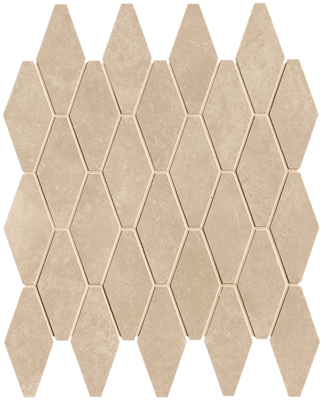 fRW1 На стену Nobu Beige Gres Rombi Mosaico Matt 31x35.5