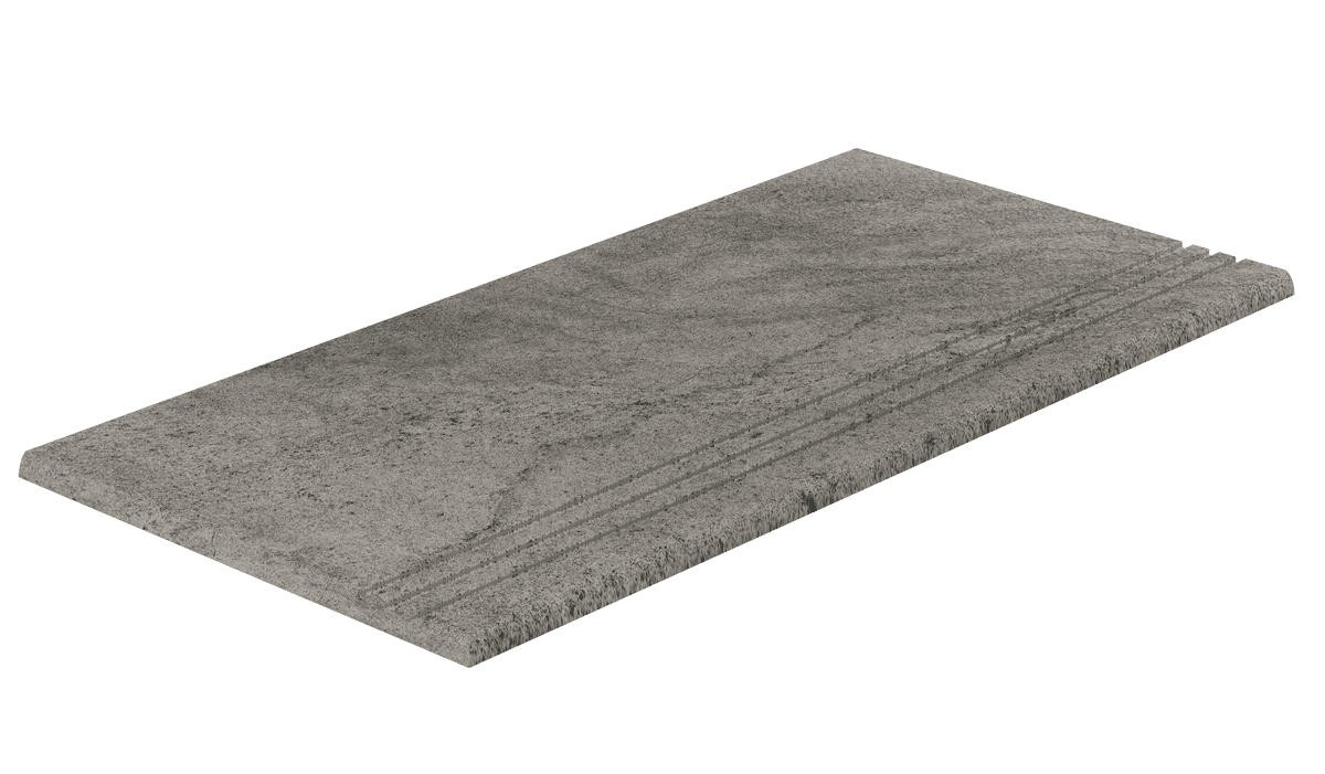 AGSCL Ступень Natural Series Antique Grey Left Antislip 33х66