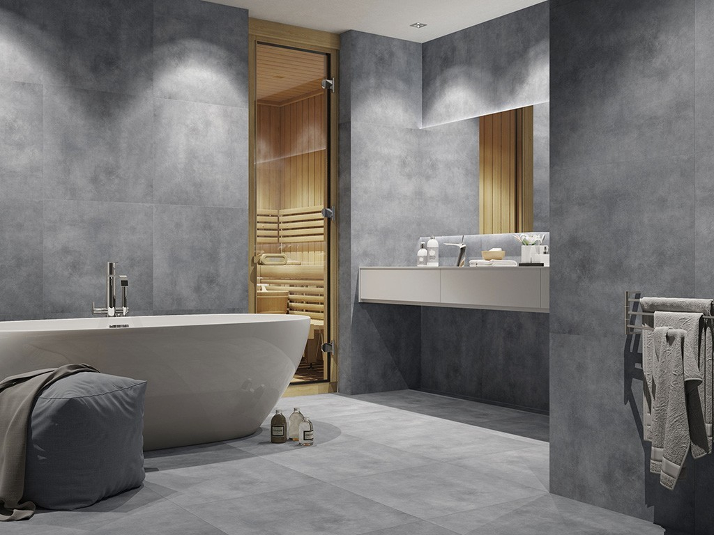 На пол Concrete Anthracite 60x120 - фото 2