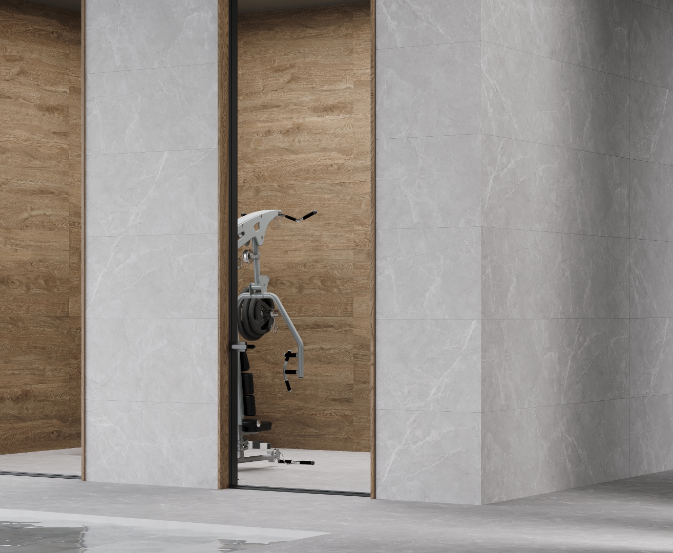 На пол Marble Grey PRO Серый матовый R10Soft 60х120 - фото 12