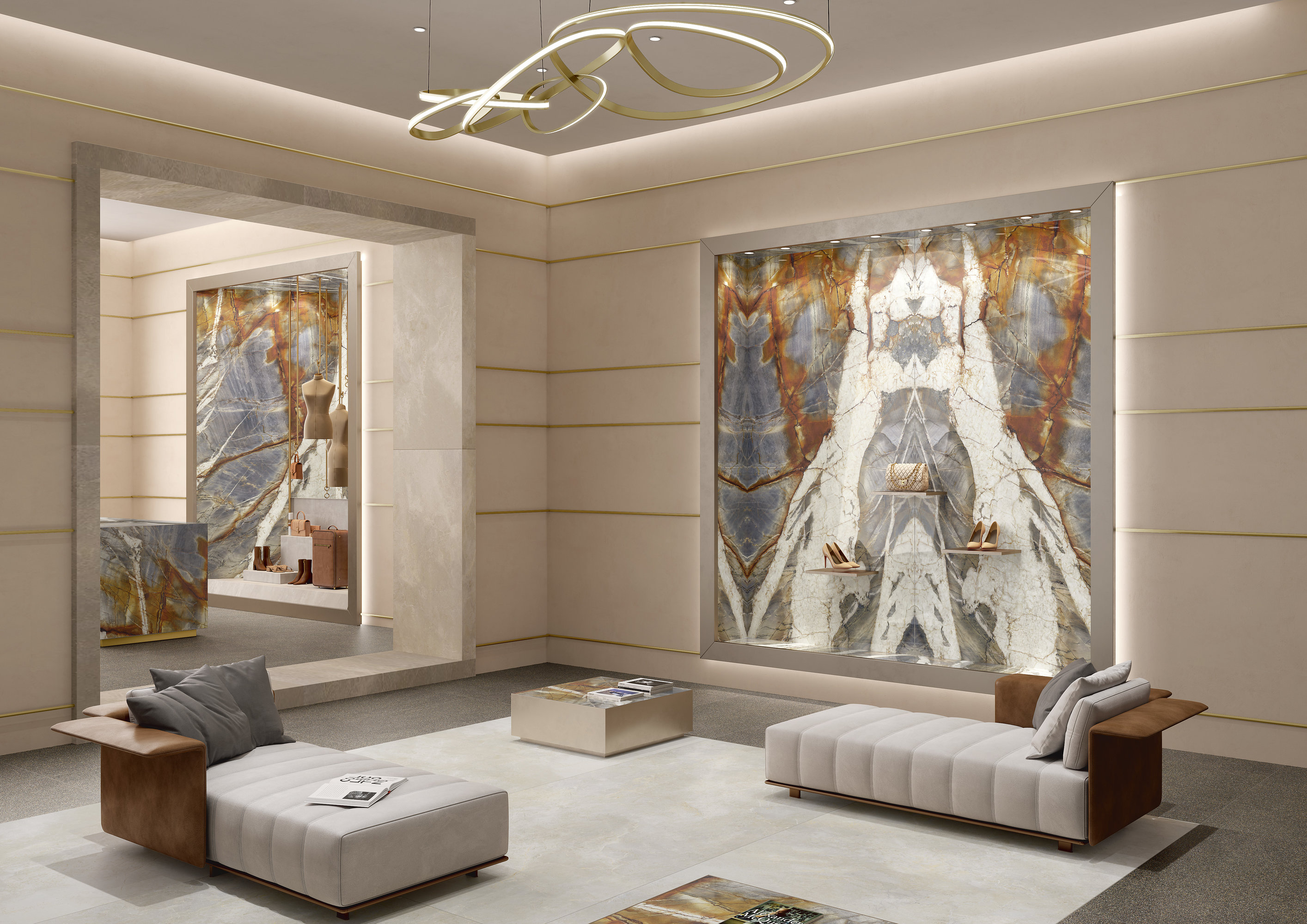 MMF33861530 На пол Maximum Marmi Opal White Feel 300х150 - фото 24