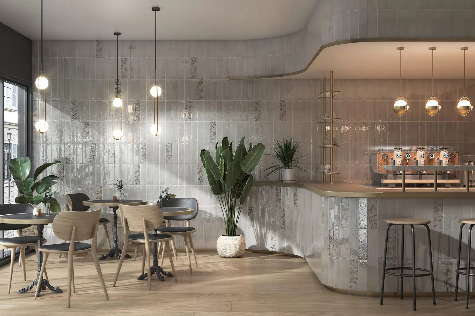 9041 На стену Тракай Зеленый темный глянцевый - фото 2