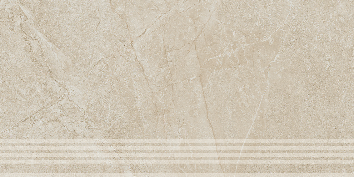 KM6060G0481RGRF Ступень Эстерель Фронтальная бежевый светлый матовый обрезной 30x60x0.9