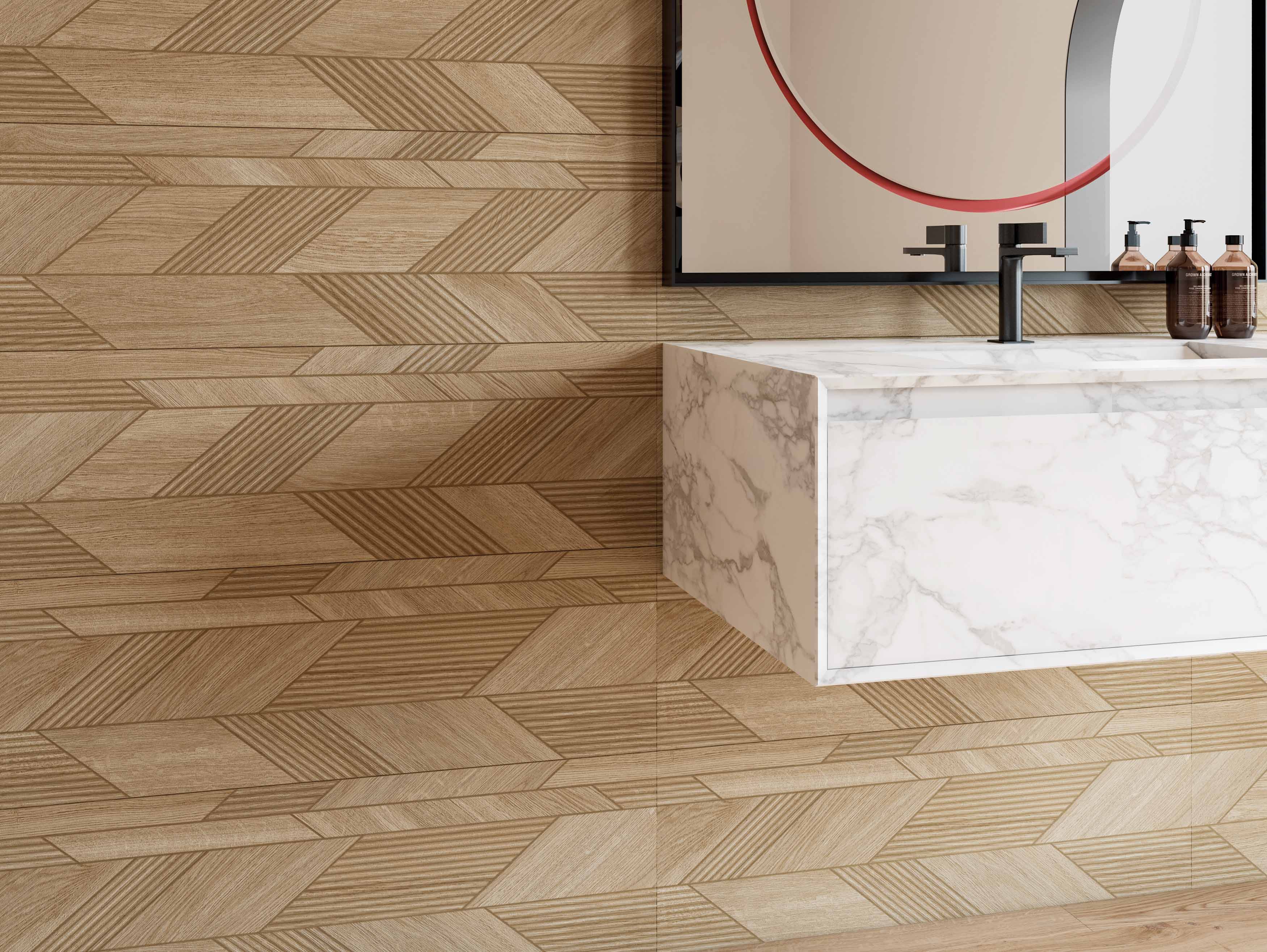 На стену Venatto Graphic Oak 30x90 - фото 4