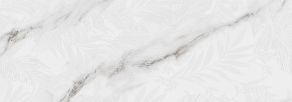 00-00003853 На стену Carrara Leaves white matt