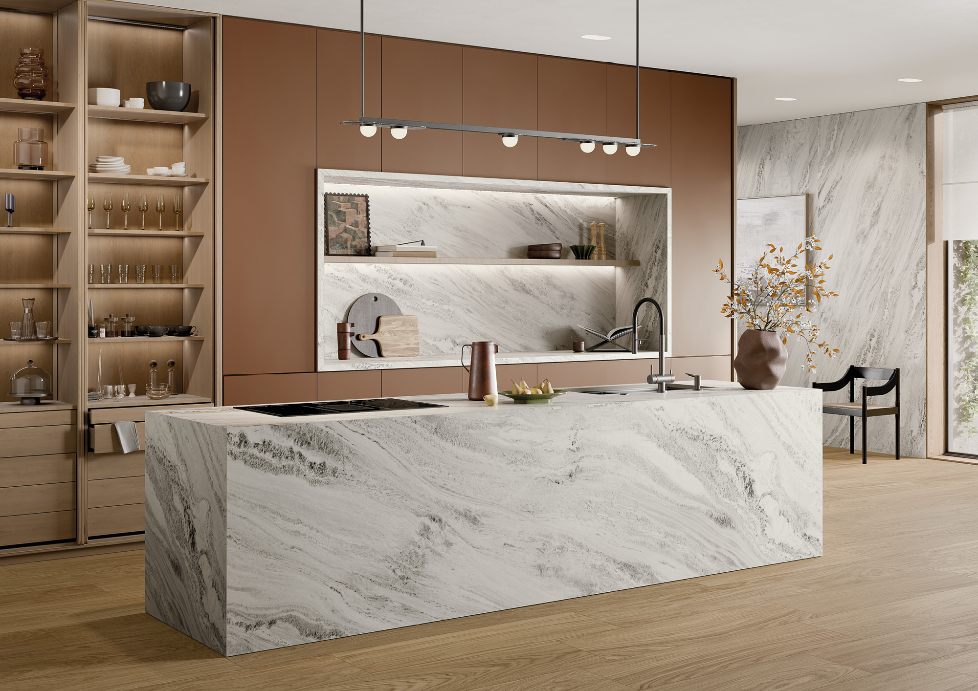 292101 На пол Graniti Terranova Materic Touch Ret 6mm 120x280 - фото 7