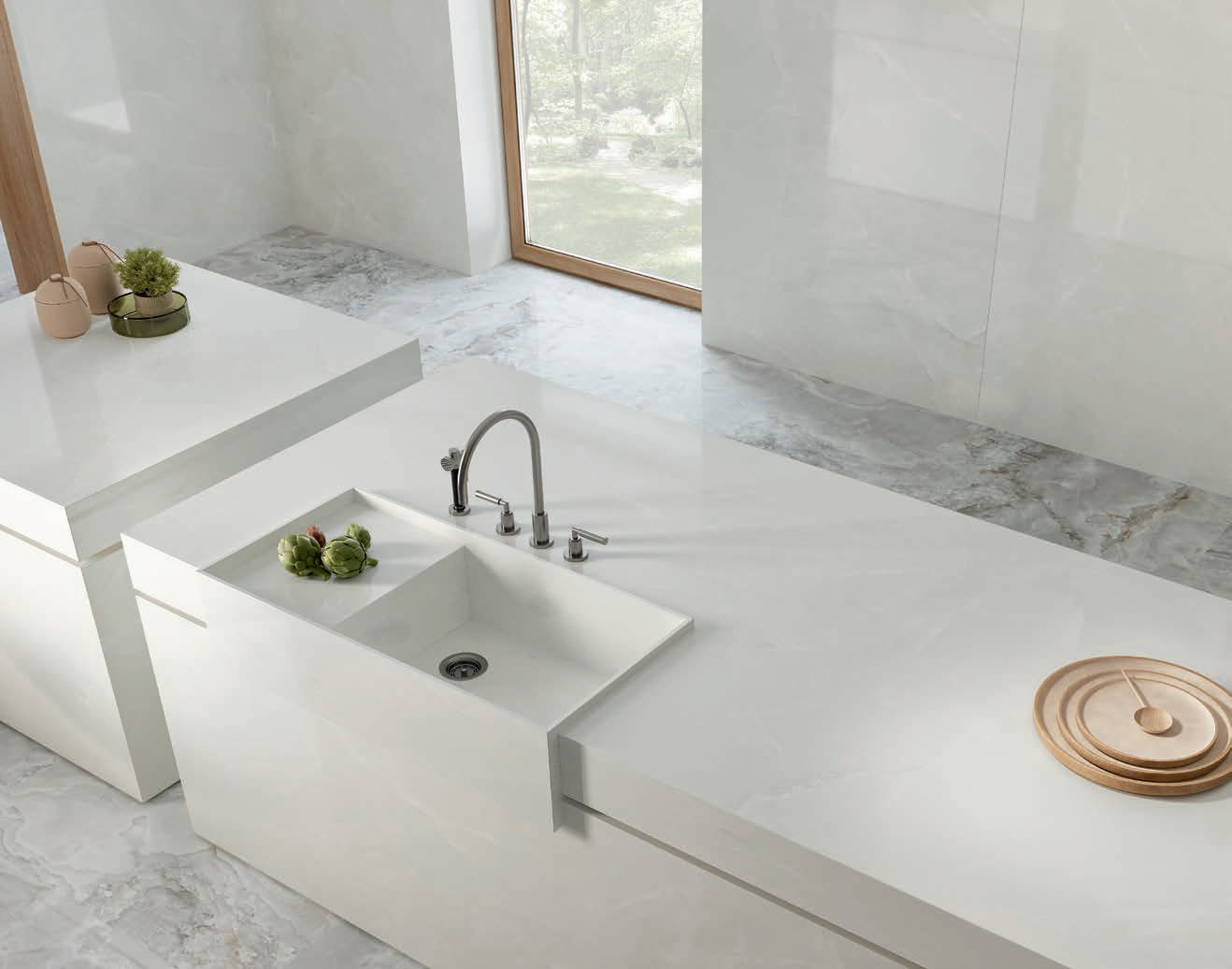 3ACPSCARRPAA На пол Scarlet Soft Ivory Polished Rect 6mm 120x280 - фото 5