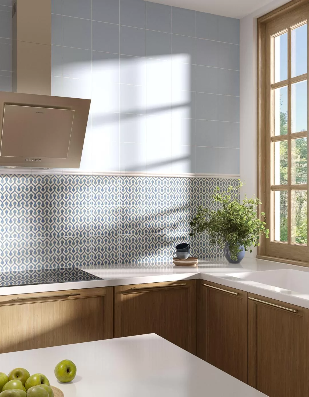 KMD3STA008BN Декор Шавен 2 матовый 20x20x0.69 - фото 6