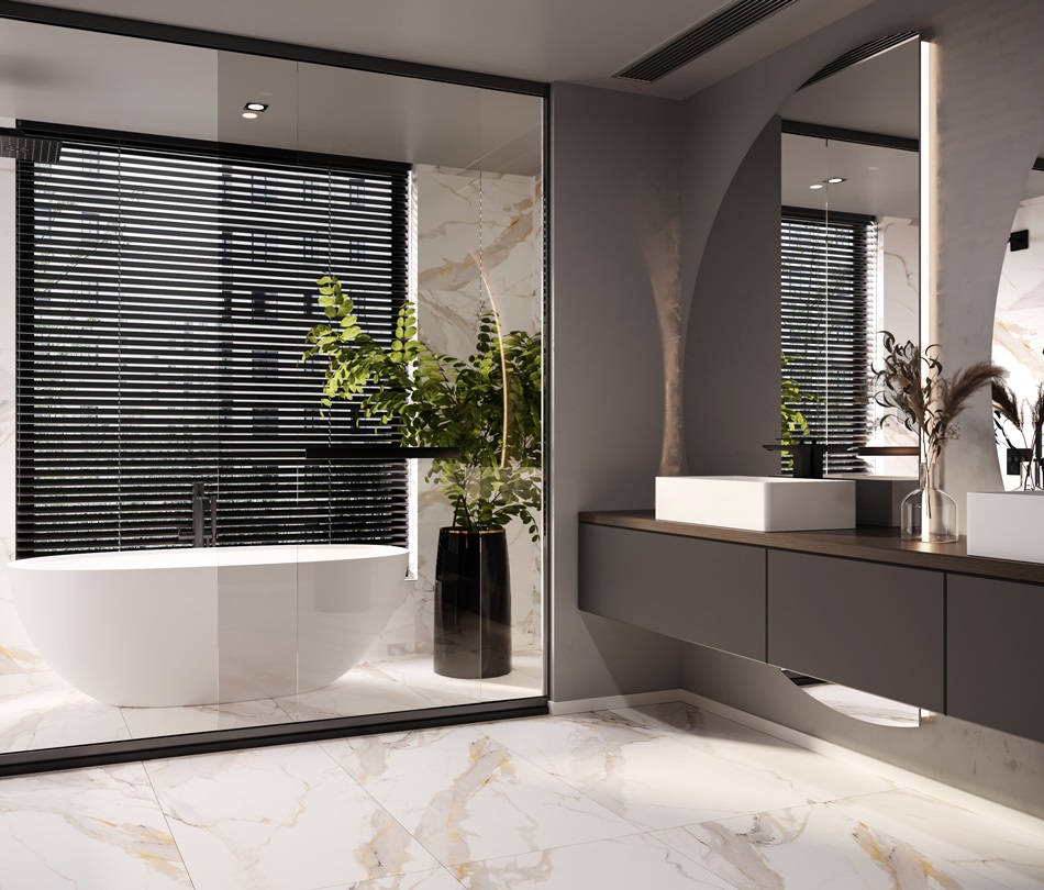 NTT9121P  На пол Bright And Shiny Calacatta Light Grey 60x120 - фото 55