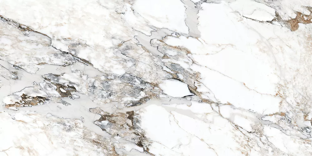 K949769LPR01VTE0 На пол Marble-X Бреча Капрайа Белый Лаппато R9 Ректификат 60x30 - фото 3