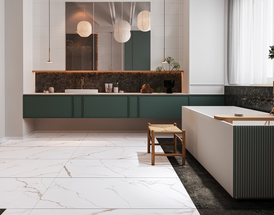 NTT9121P  На пол Bright And Shiny Calacatta Light Grey 60x120 - фото 58