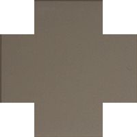 На пол Метлахская плитка 070CRGRP Cross 7 Pale Grey GRP 7x7