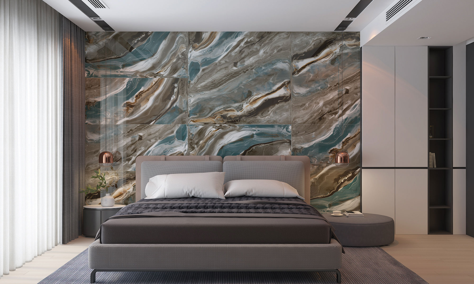 Напольный High Gloss Amazonite 60x120 - фото 7