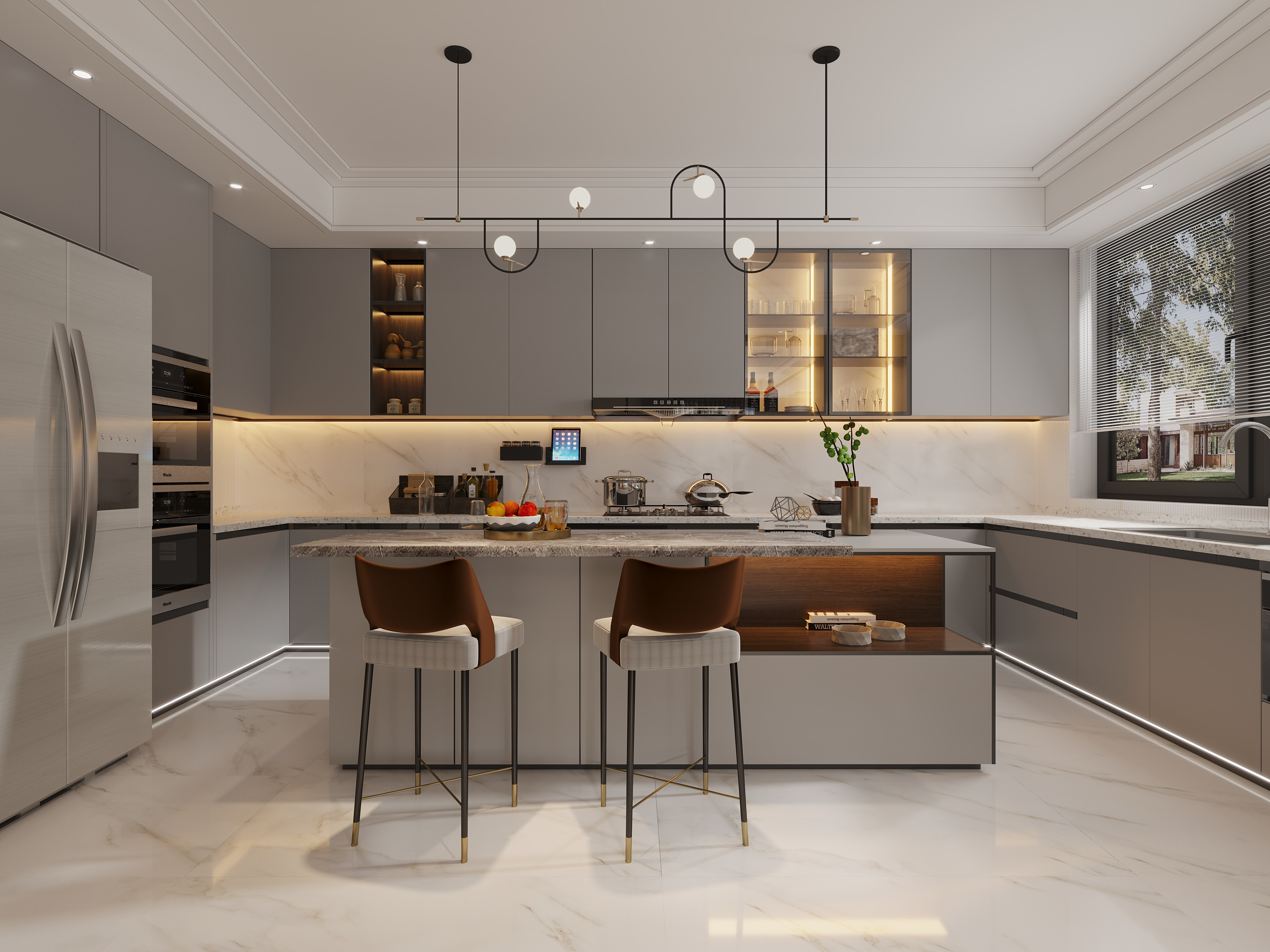 MVL4415GC На пол Marble Attiko Statuario Glossy Carving 60x120 - фото 31