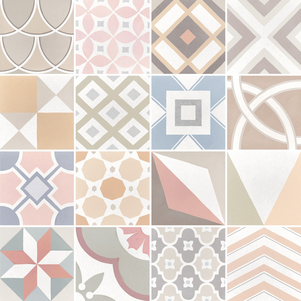 22103 На пол Caprice Deco Patchwork Pastel