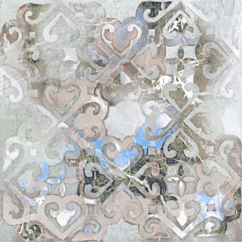 ID 663 На пол Дизайнерский Idraulico Узоры 600x600 - фото 8