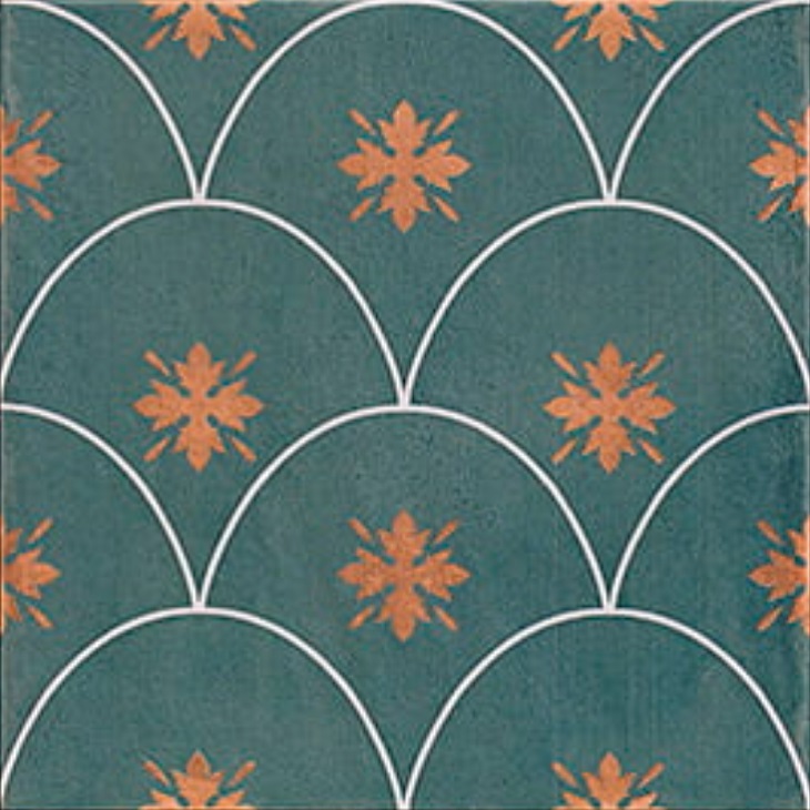 PT04012 На пол Glamour Green 20x20
