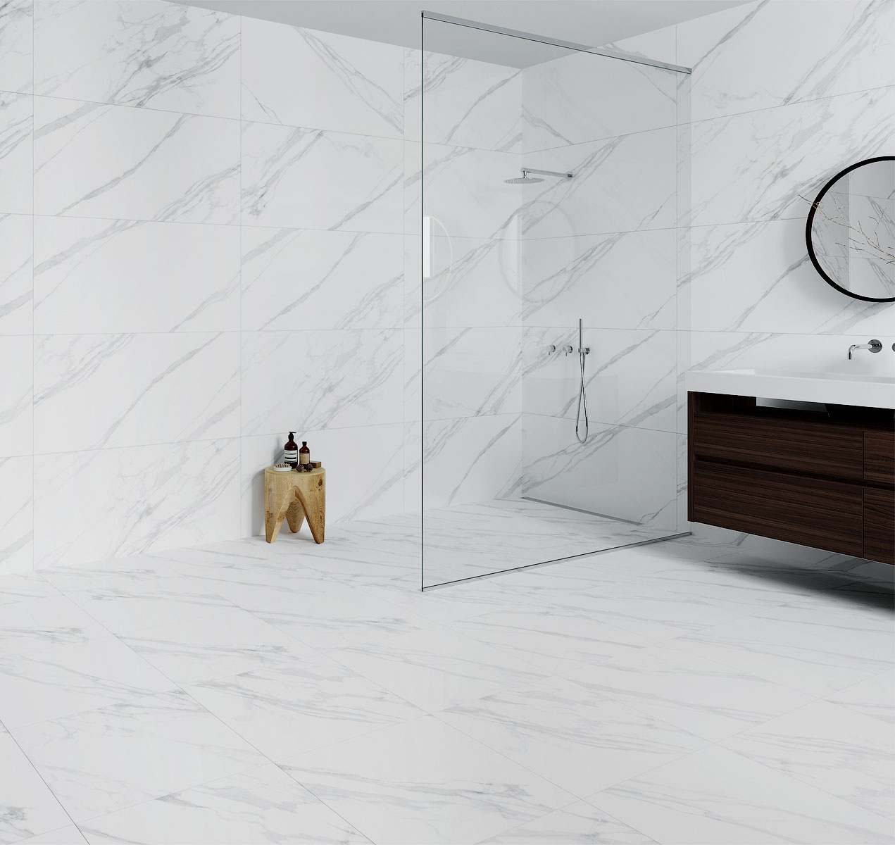 На пол Silk Basaltina Bianco Matt 60x120 - фото 18