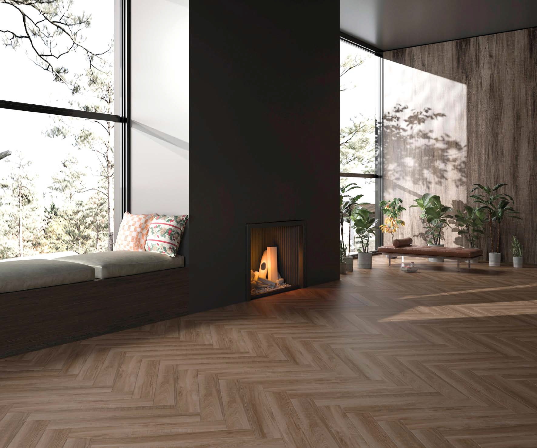 На пол Trend Wood Greige Matt 7mm 20x120 - фото 14