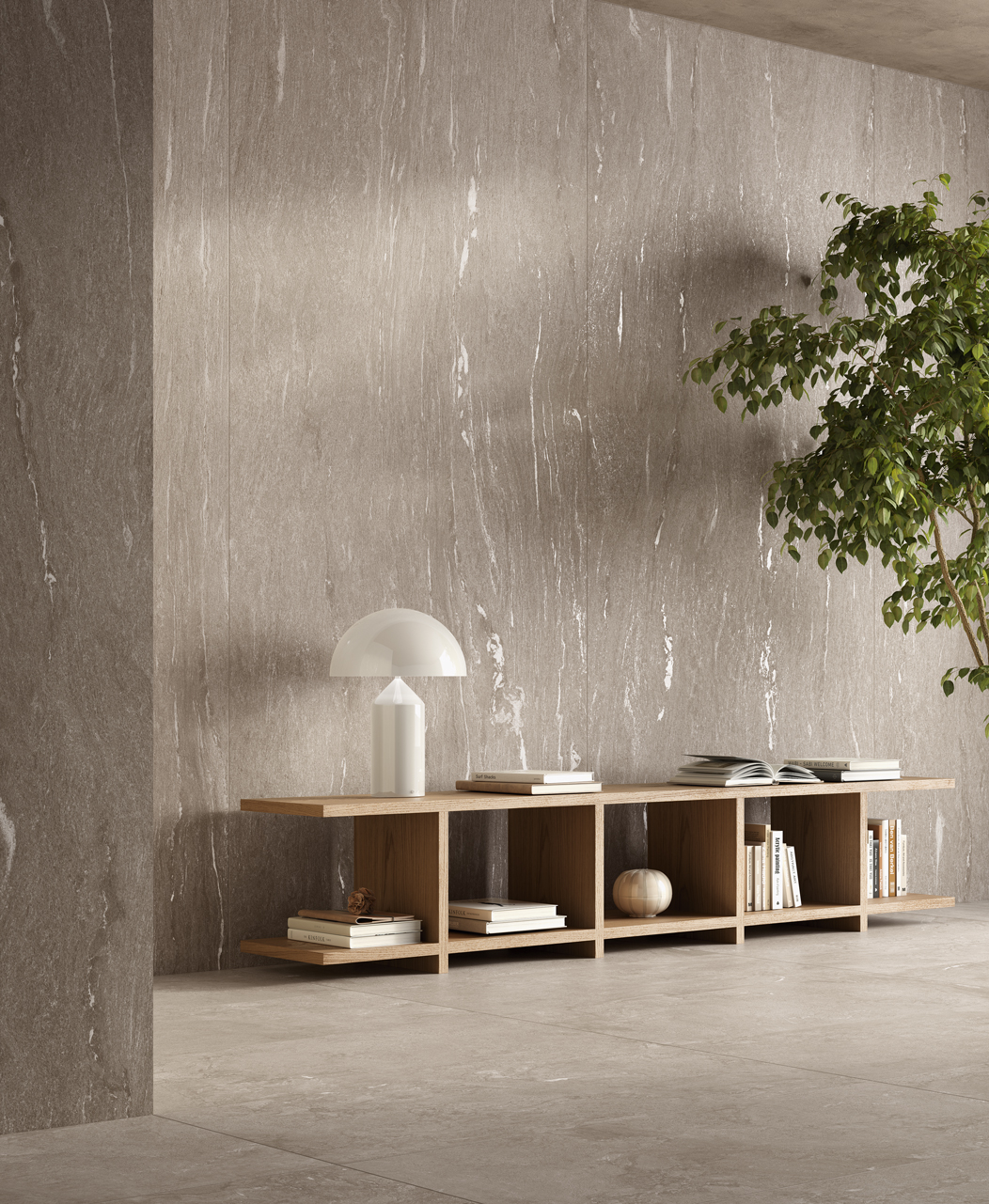 ALP003 На пол Alpine Light Grey Vein 3D Texture 60x120 - фото 3